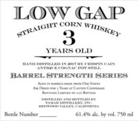 LG Straight Corn Whiskey