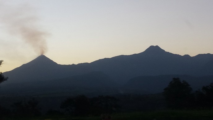 out the car window in the sierra madre occidental