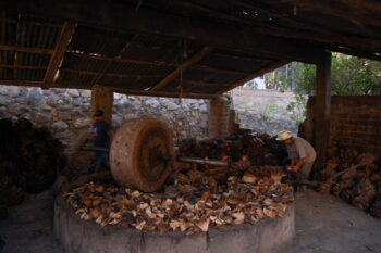 Stone “egyptian” mill in San Juan del Rio